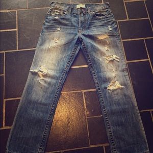 Aeropostale Straight leg Men Jeans Wash Destoyed